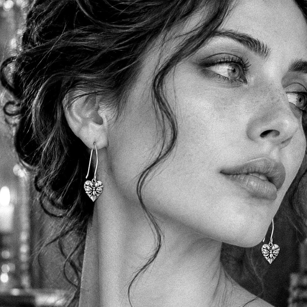 The Devoted Heart Earrings