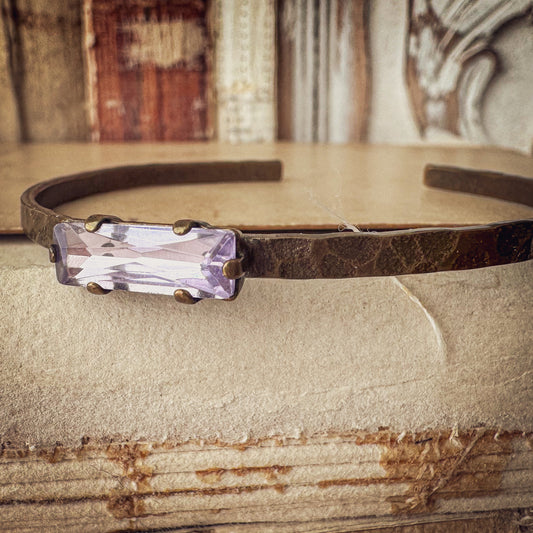Violet Line Bangle