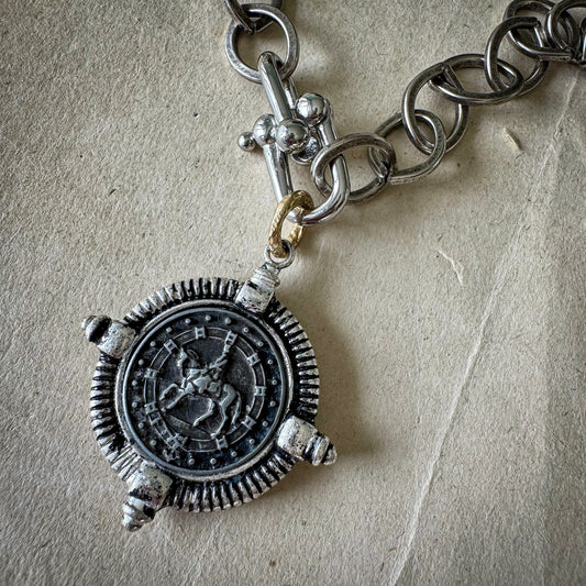 Equestrian Medallion Necklace