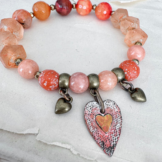 Tangerine Love Bracelet