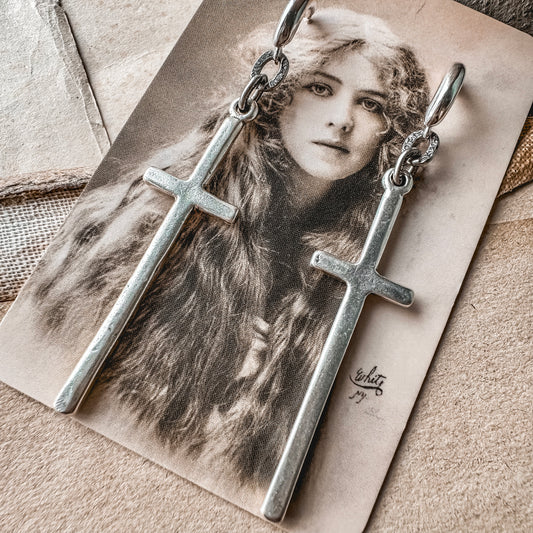 Timeless Cross Earrings