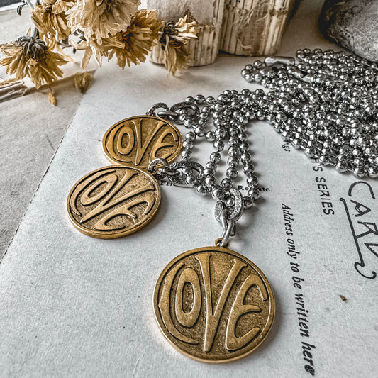 Retro LOVE Necklace