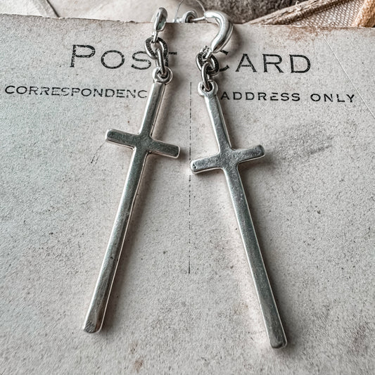 Timeless Cross Earrings