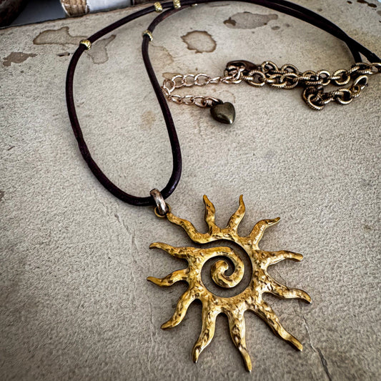 Golden Sun Necklace