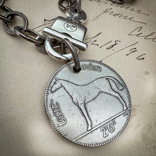 Horse & Harp Necklace