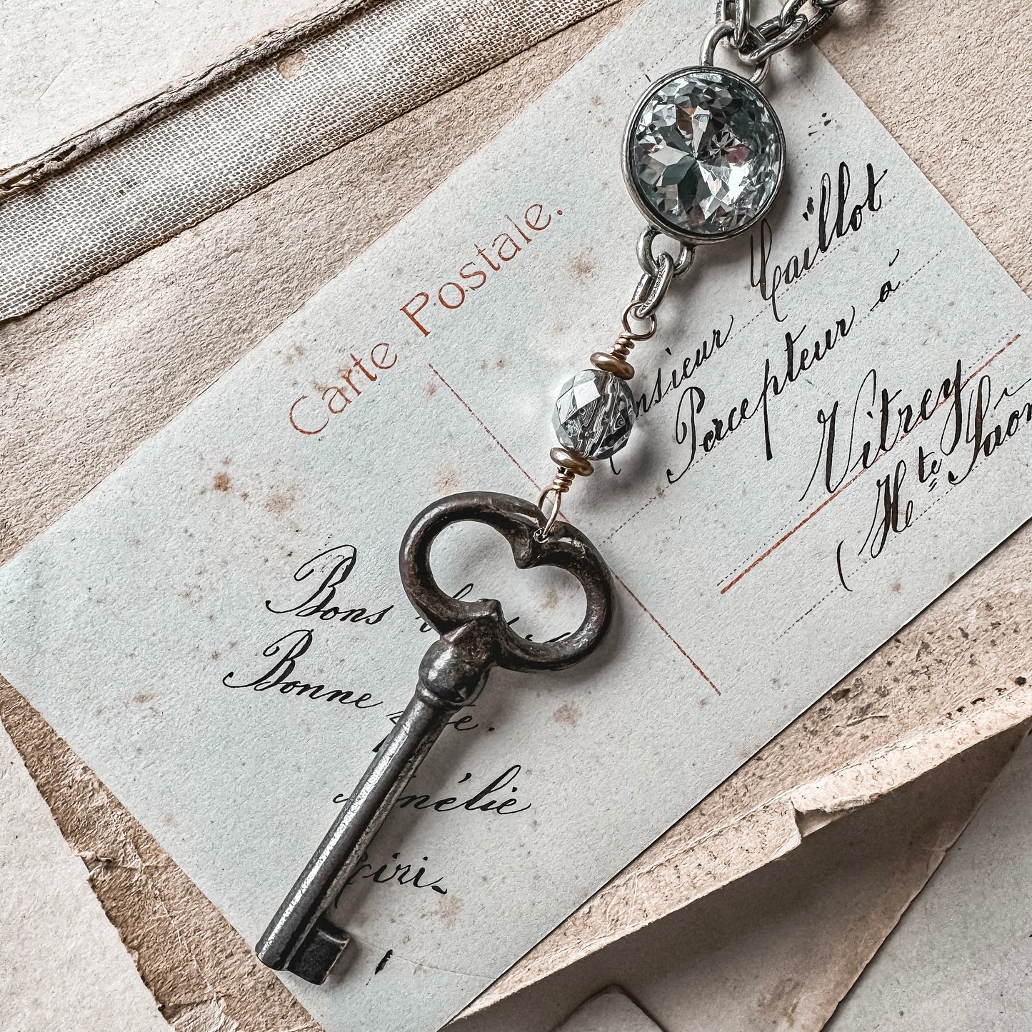 Dazzling Key Necklace