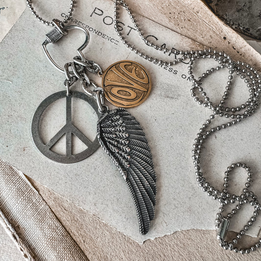 Peace, Love & Freedom Necklace