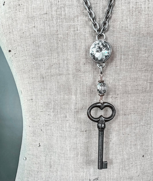 Dazzling Key Necklace