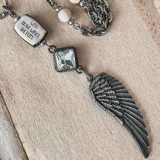 Brave Wings Necklace