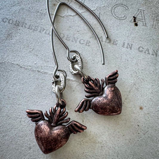 Infinite Love Earrings (Copper)