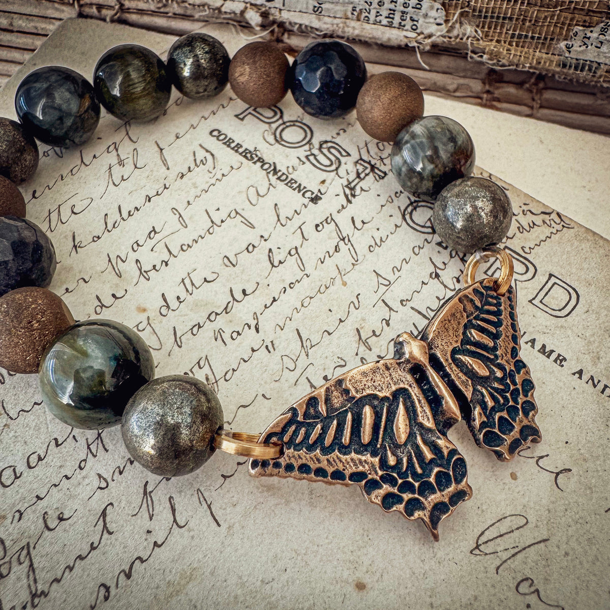 Autumn Butterfly Bracelet