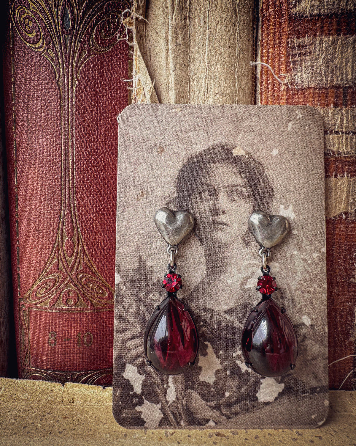 Crimson After Dark Earrings