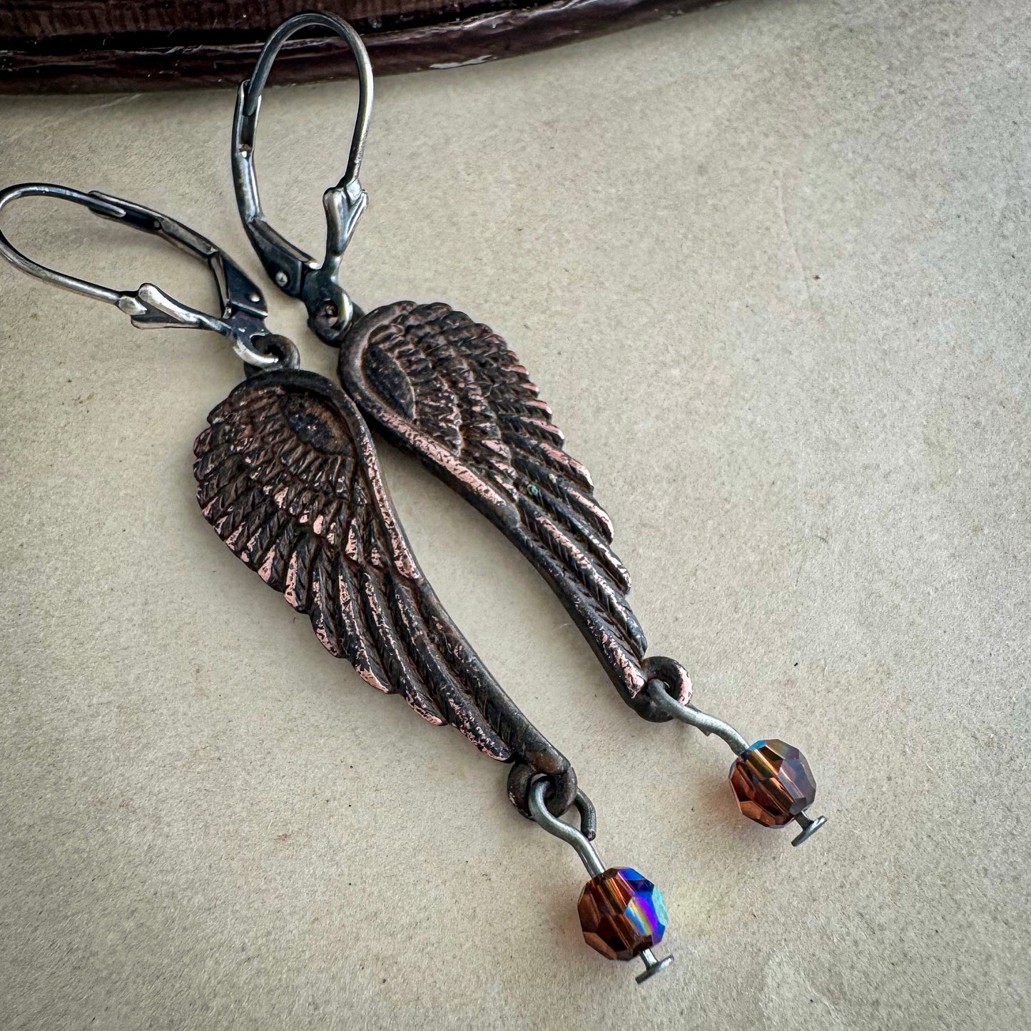 On Angels Wings Earrings