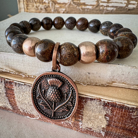 Autumn Thistle Bracelet