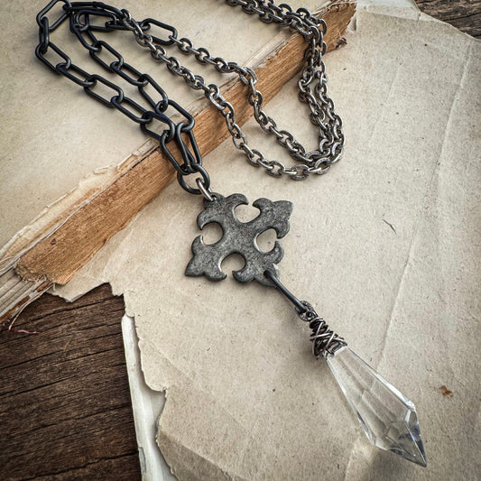 Crystal Cross Necklace