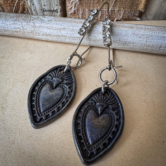 Glam Hearts Earrings