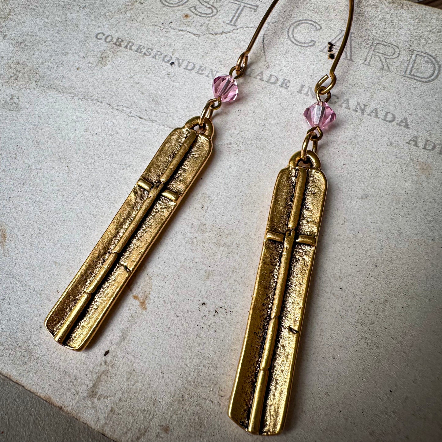 Modern Cross Earrings