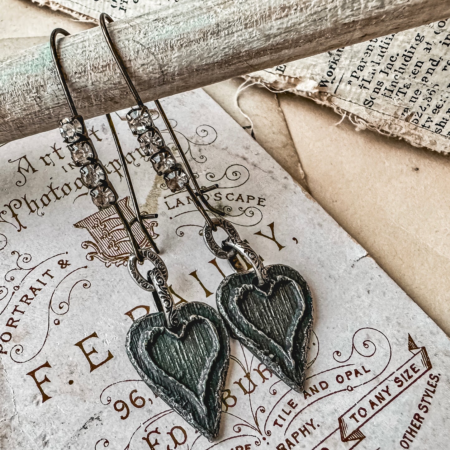 Sparkle Hearts Earrings