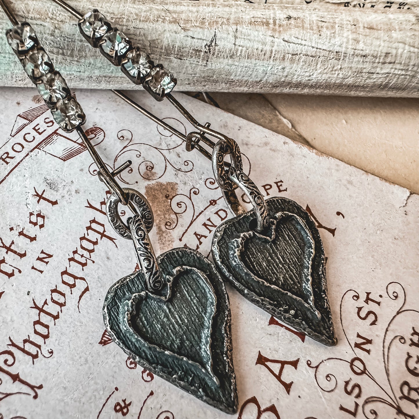 Sparkle Hearts Earrings