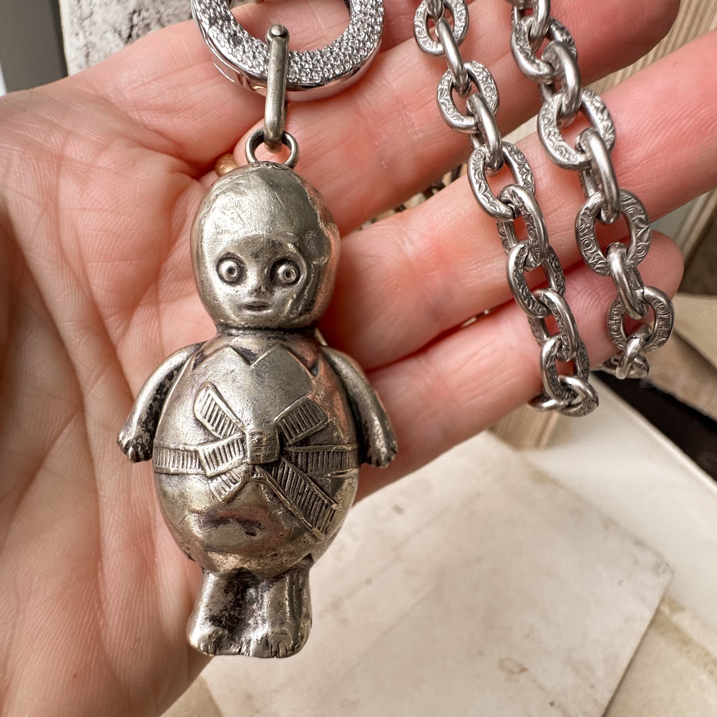 Kewpie Doll Necklace (Not Available for Wholesale)