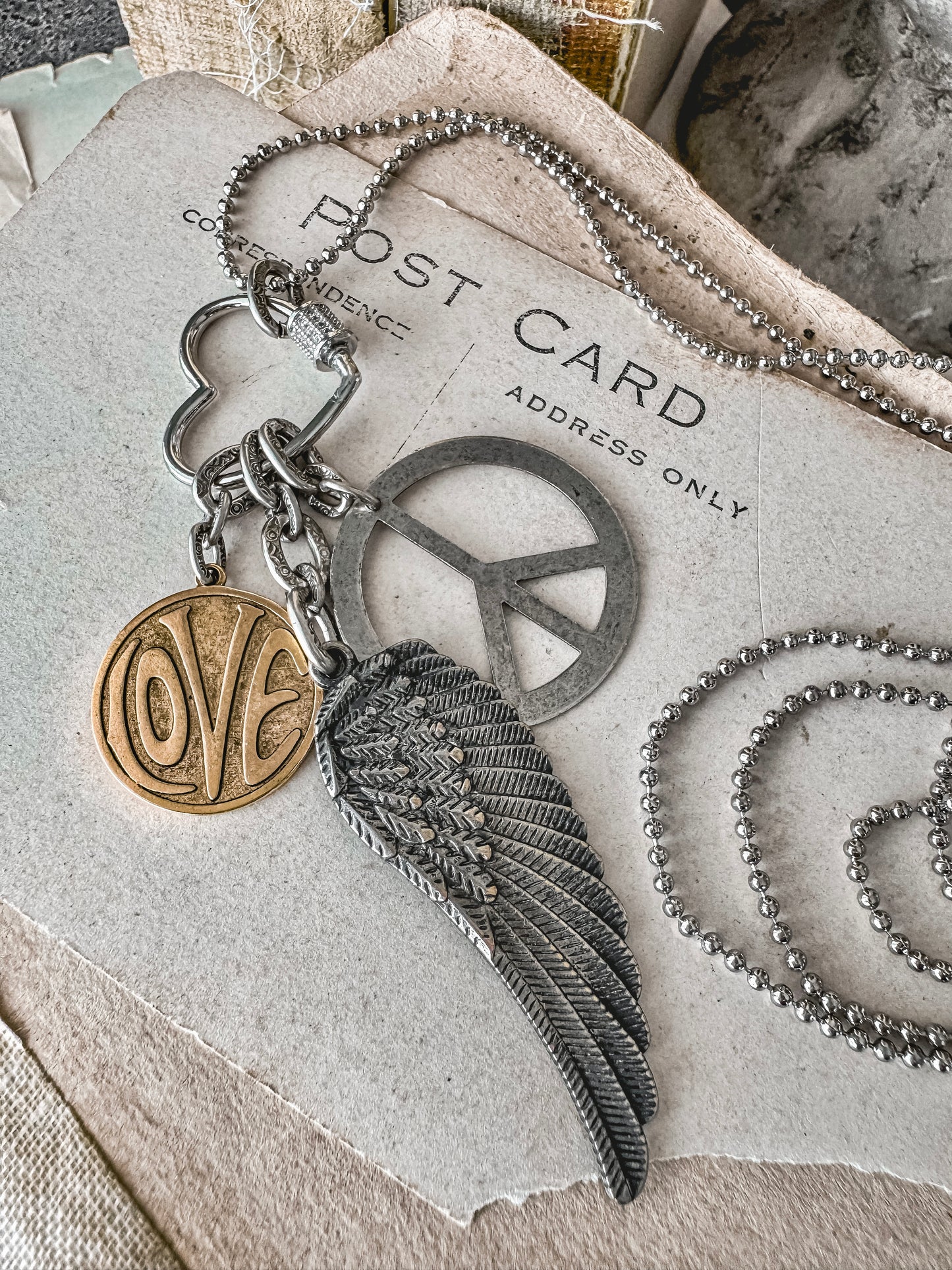 Peace, Love & Freedom Necklace