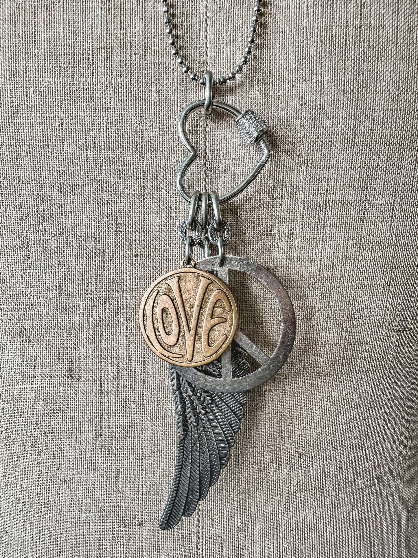 Peace, Love & Freedom Necklace