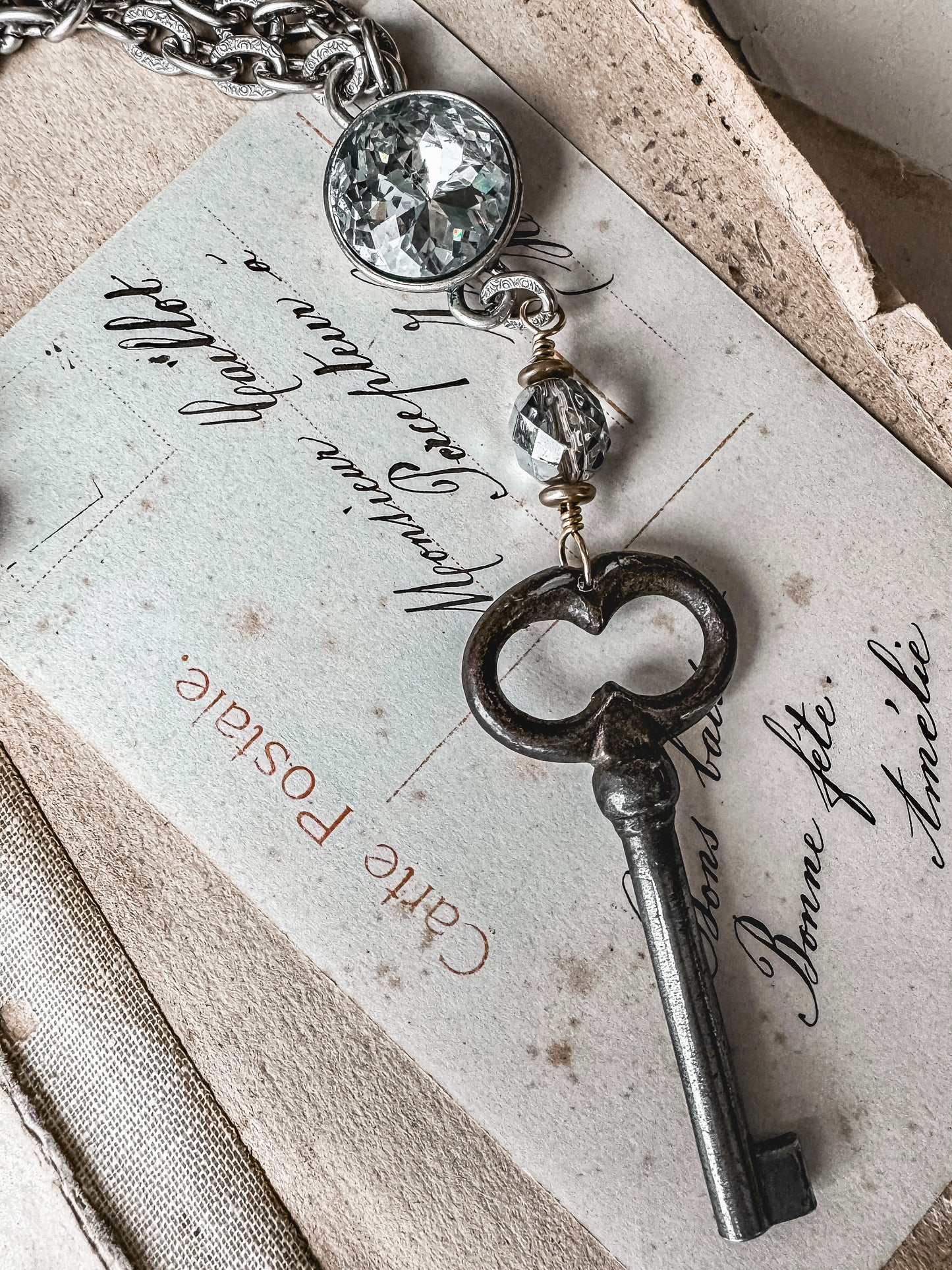 Dazzling Key Necklace