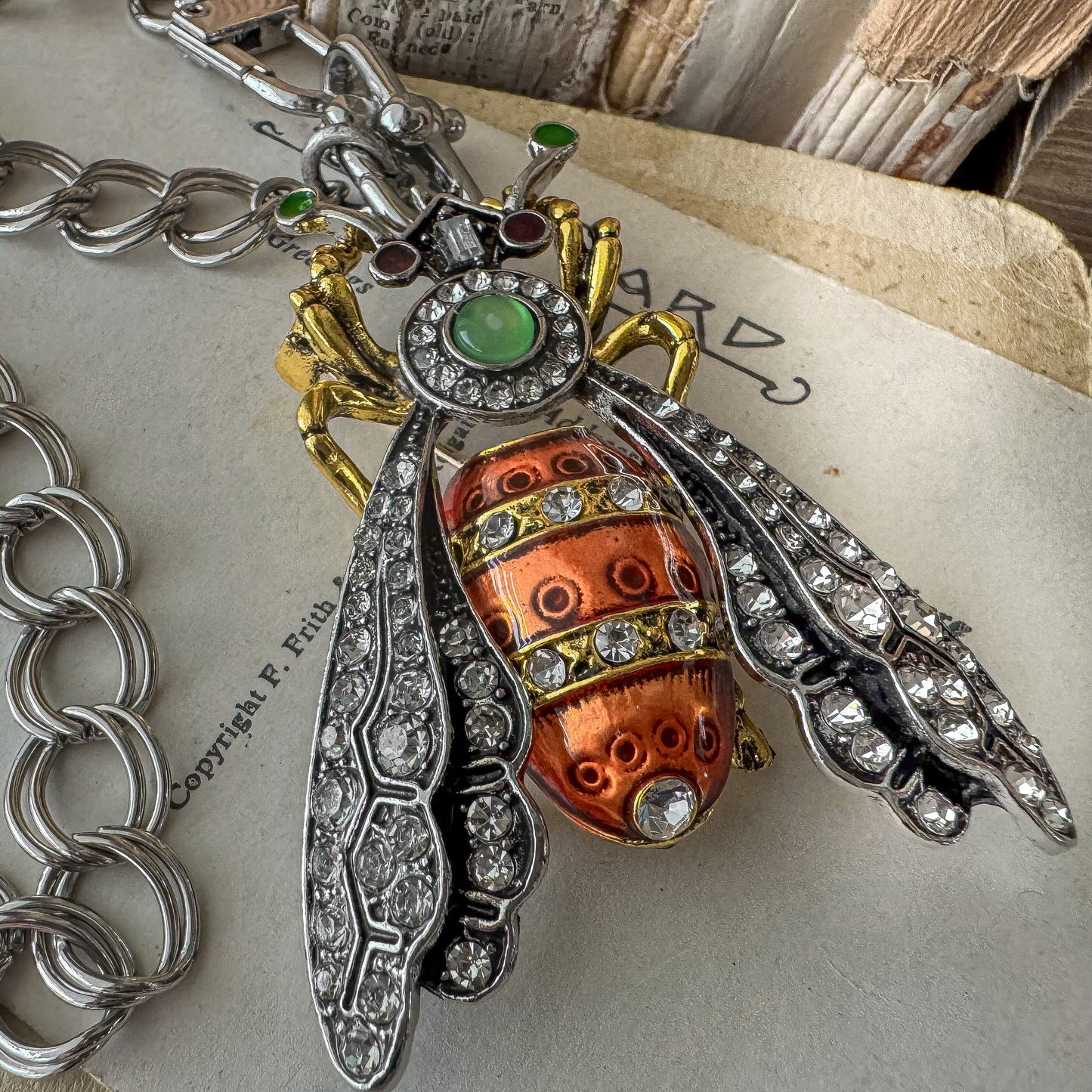 Steampunk Bee Necklace