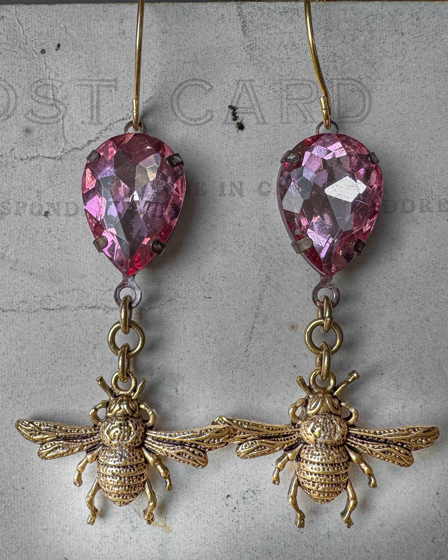 Rose Bee Earrings