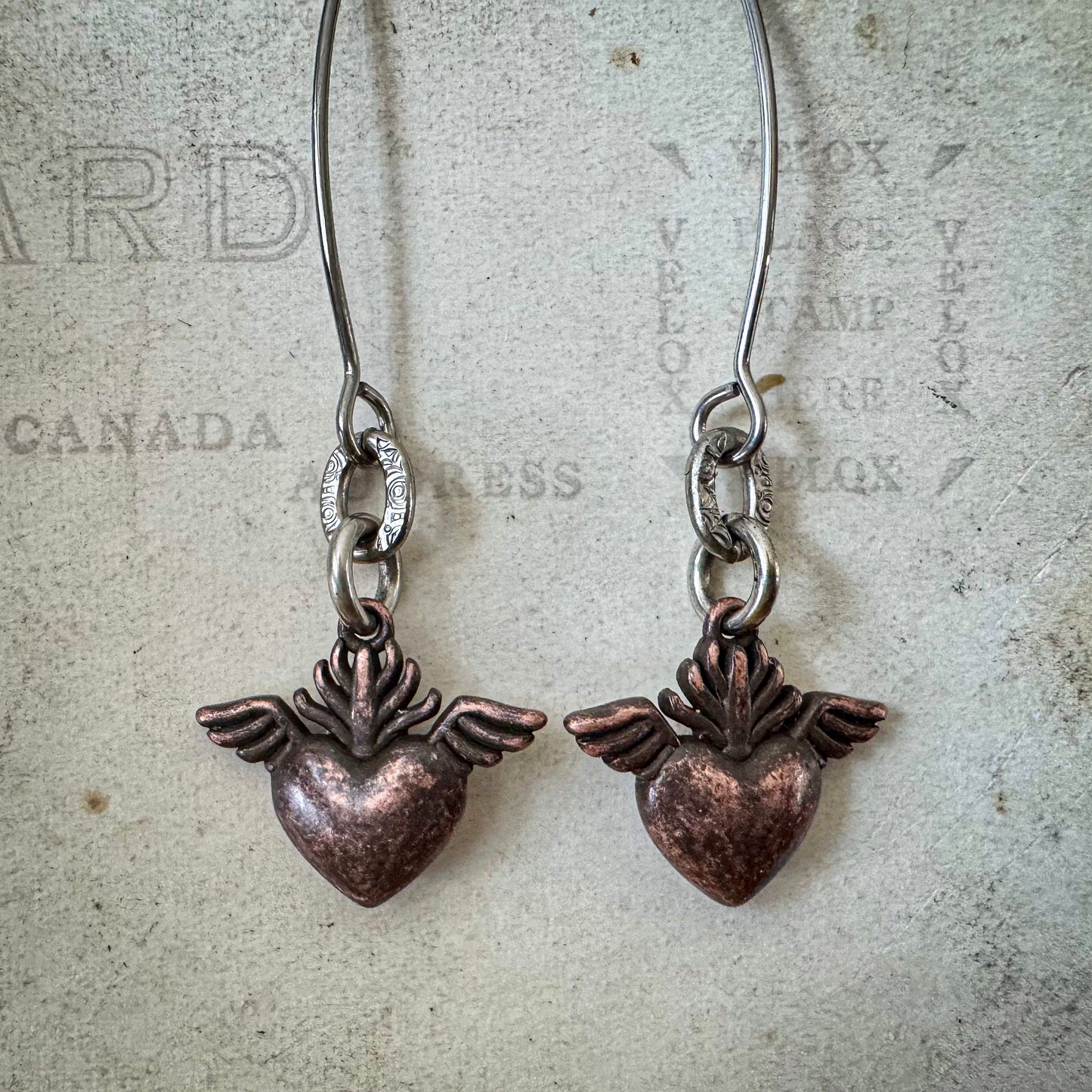 Infinite Love Earrings (Copper)