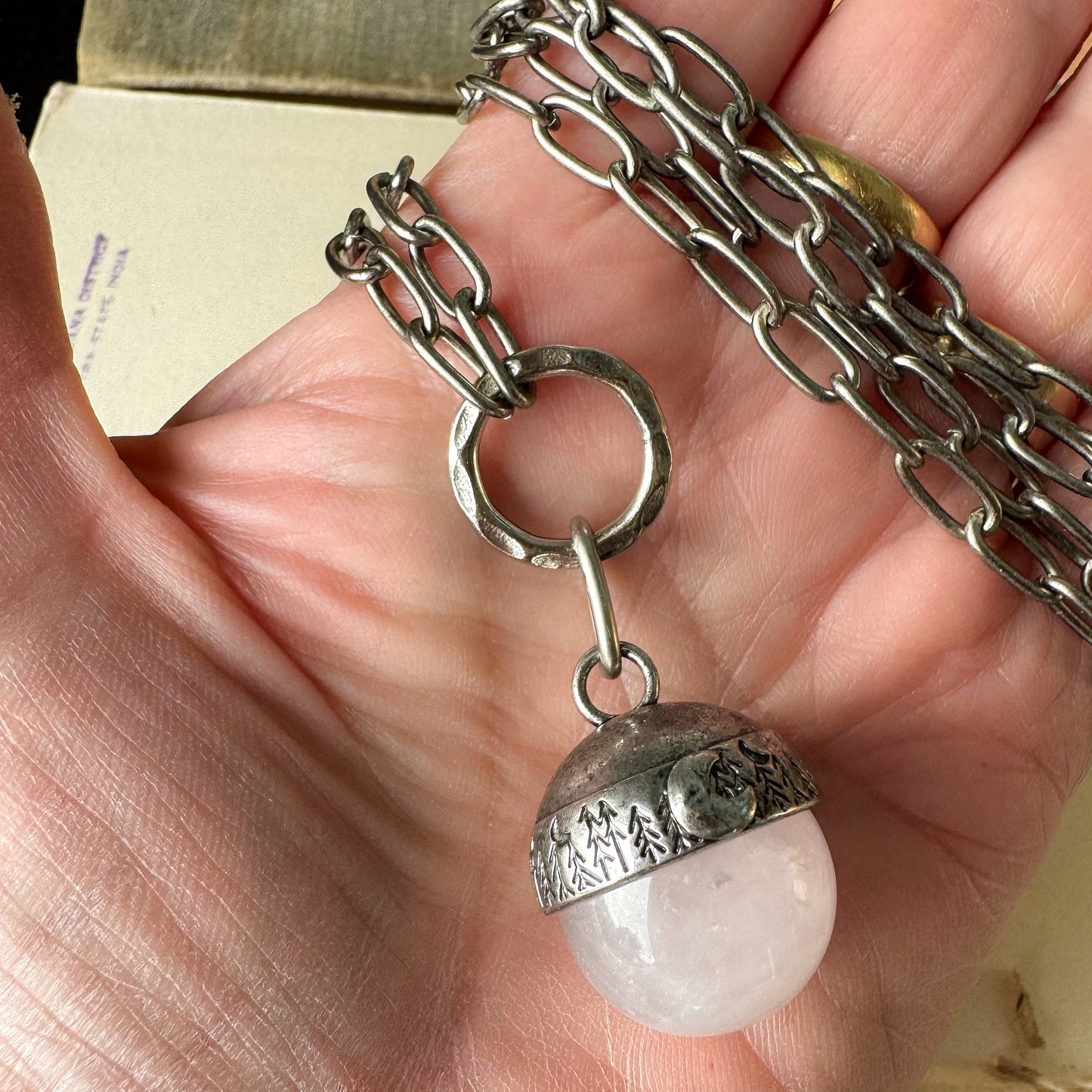 Pink Moon Necklace