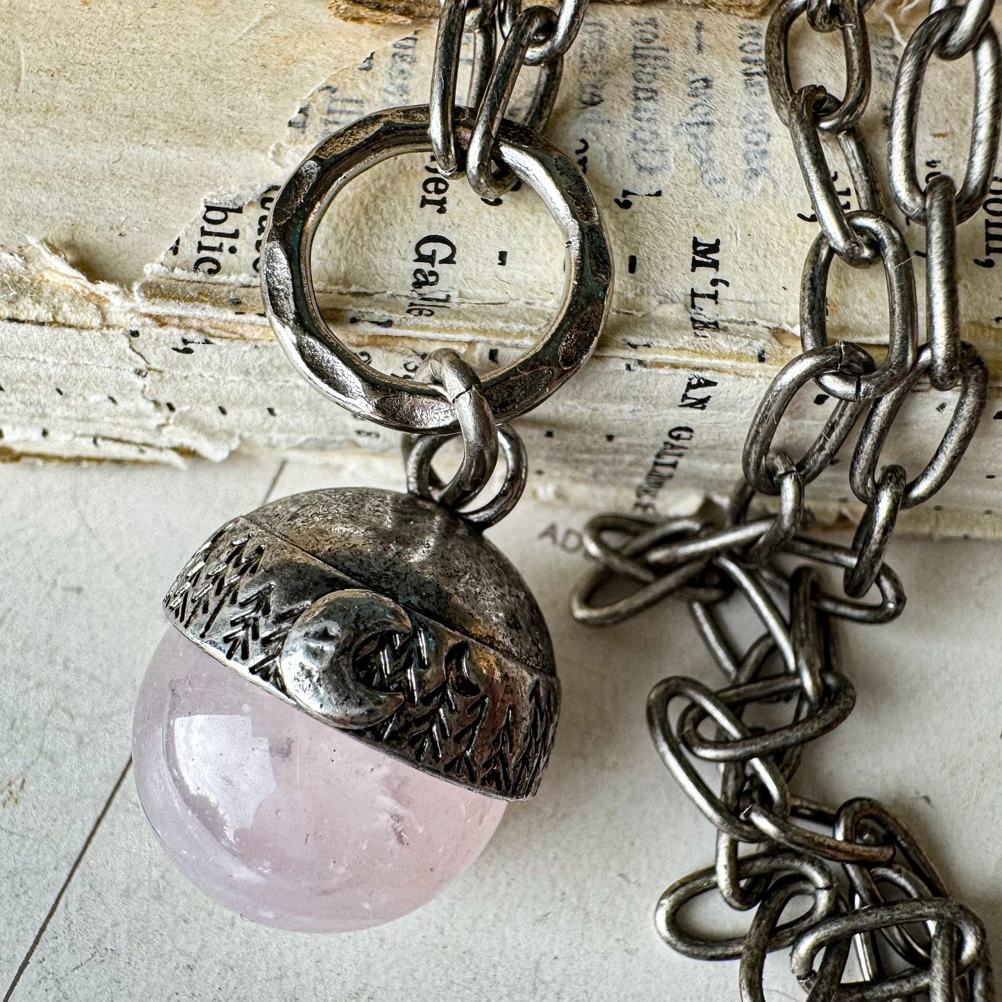 Pink Moon Necklace