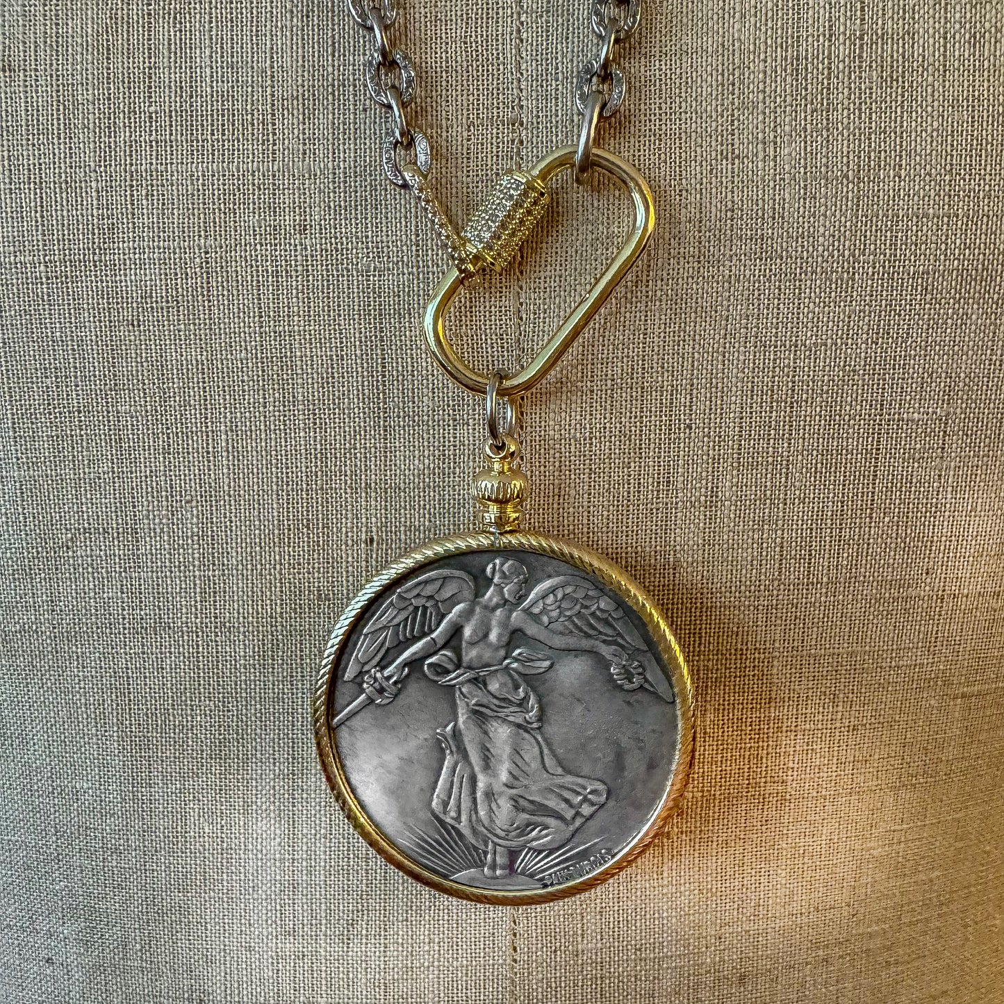Triumphant Angel Necklace