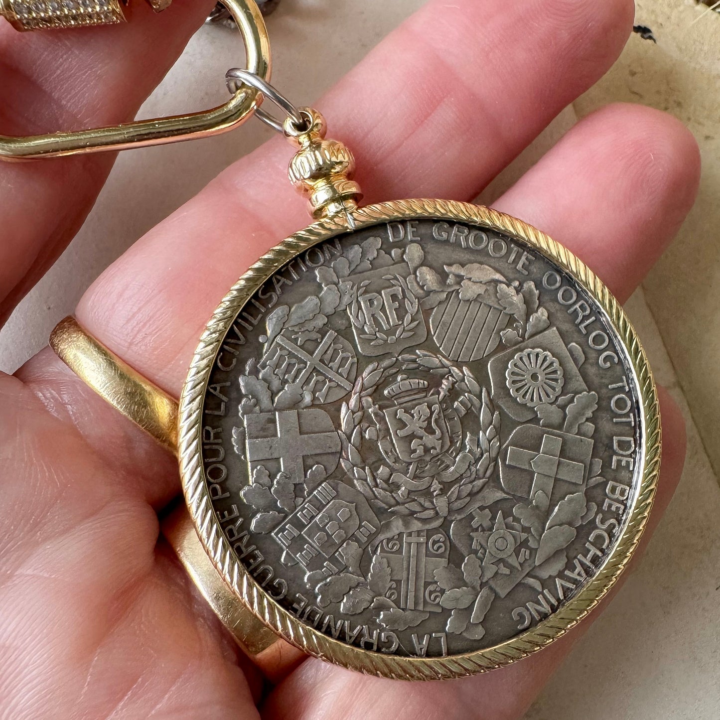 Triumphant Angel Necklace