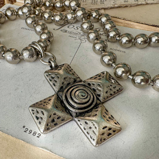 Fortress Cross Necklace
