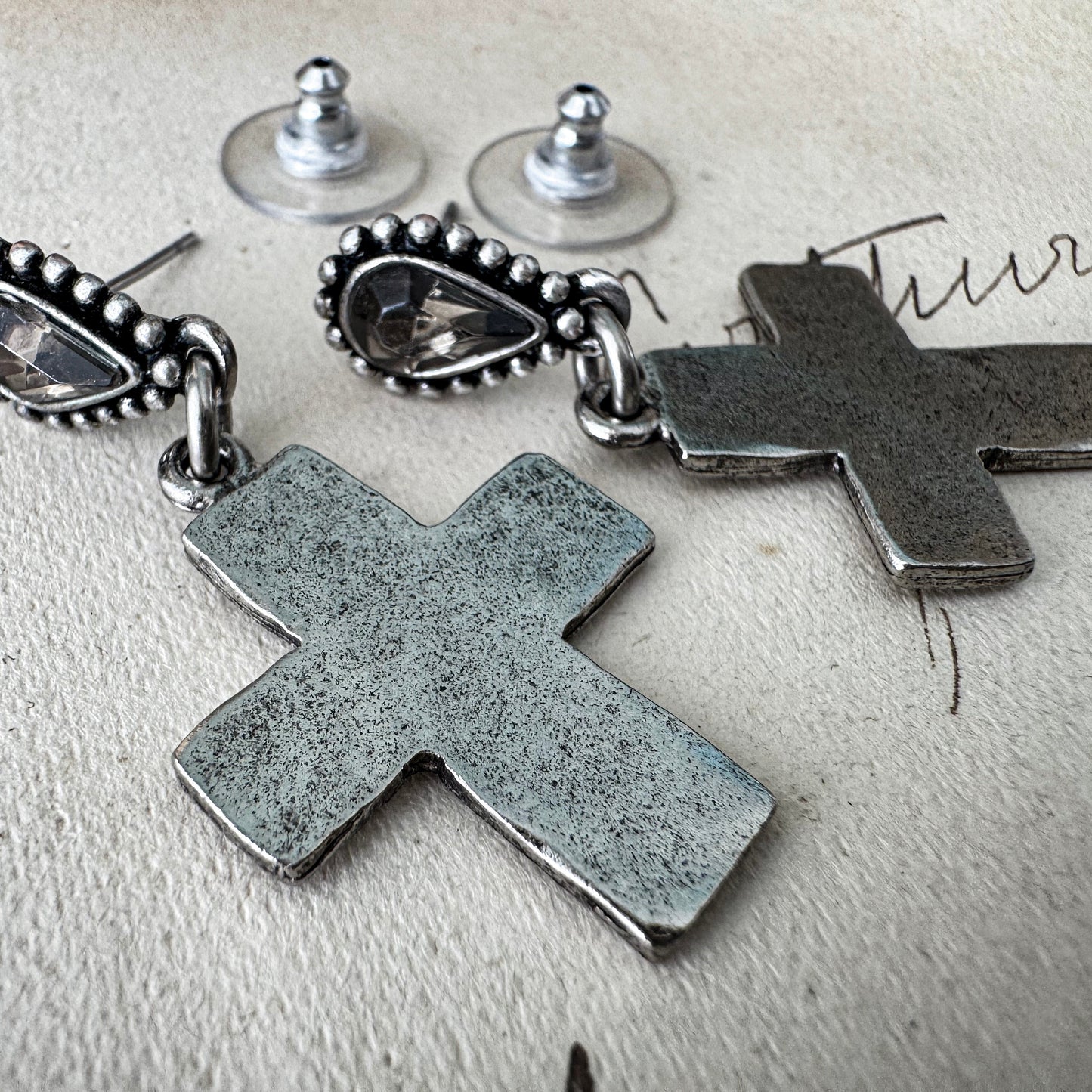 Cathedral Cross Earrings