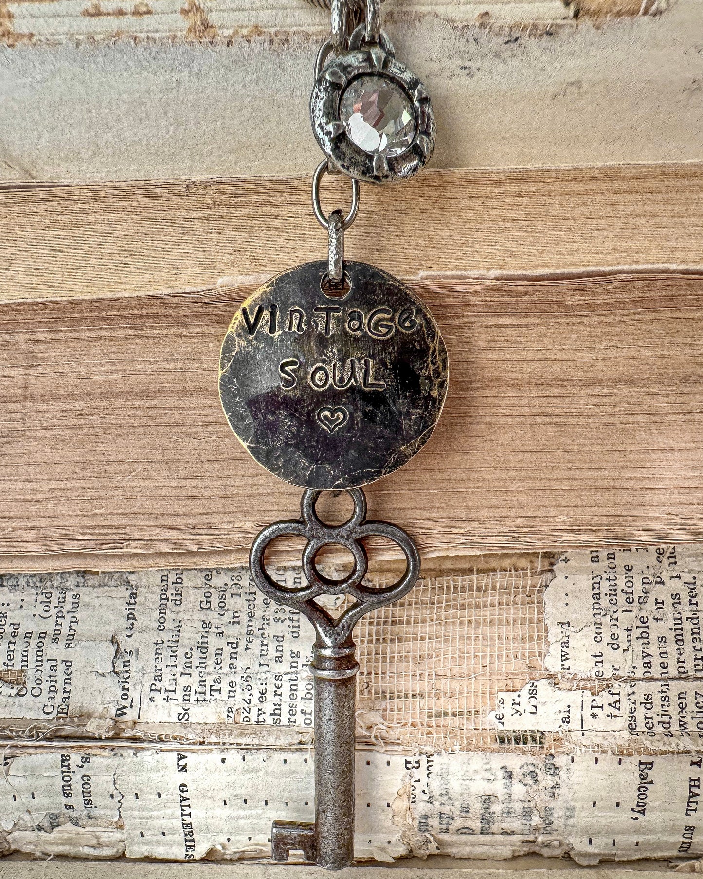 Key To A Vintage Soul Necklace