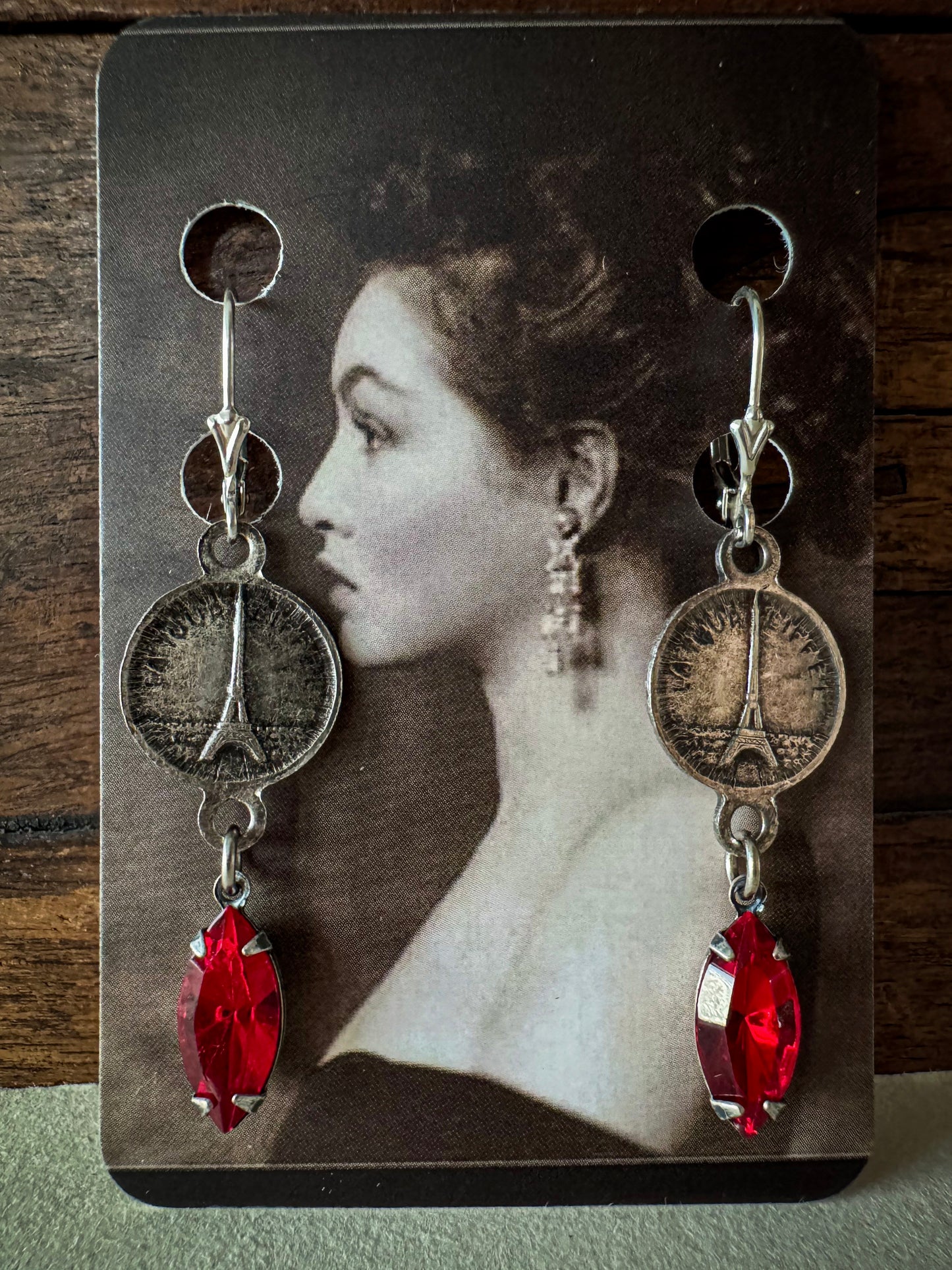 Paris in Scarlet Earrings