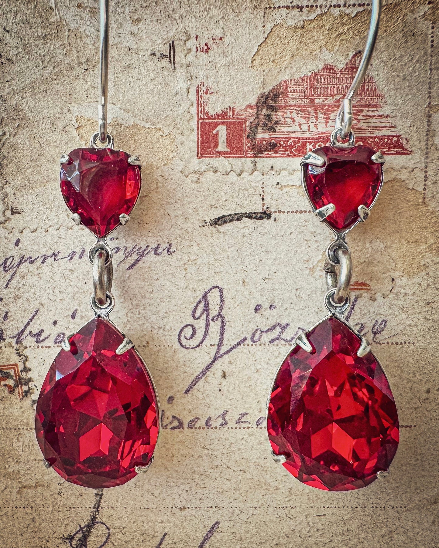 Scarlet Romance Earrings