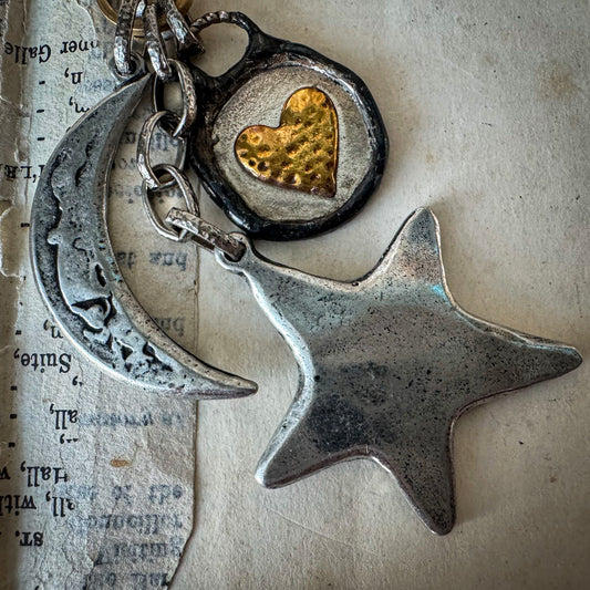 Follow Your Heart,Trust Your Stars Necklace