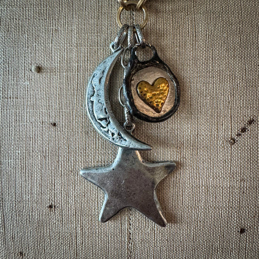 Follow Your Heart,Trust Your Stars Necklace