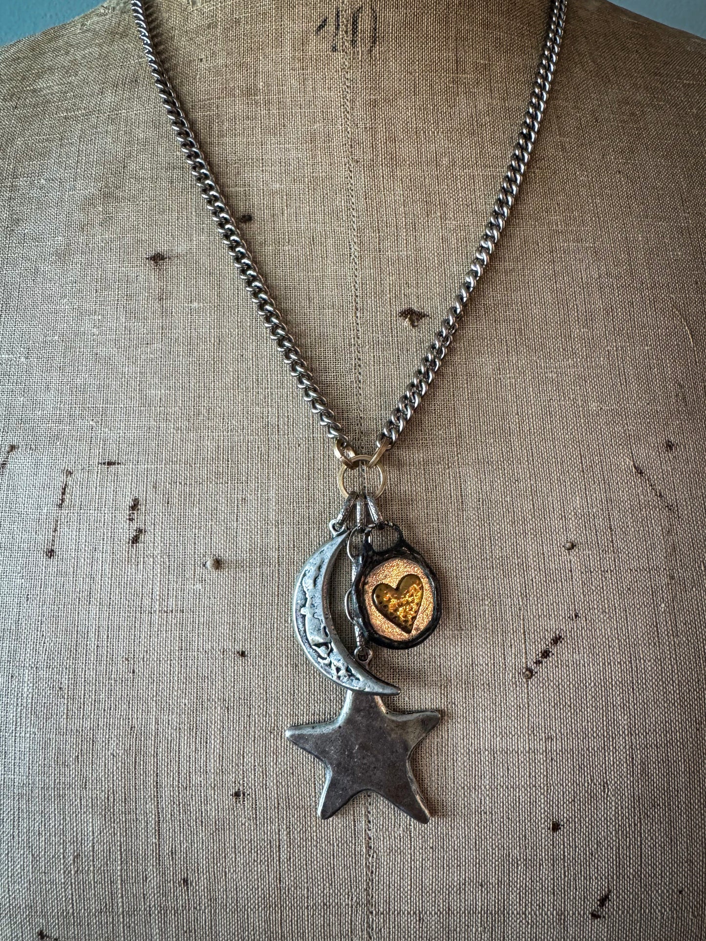 Follow Your Heart,Trust Your Stars Necklace