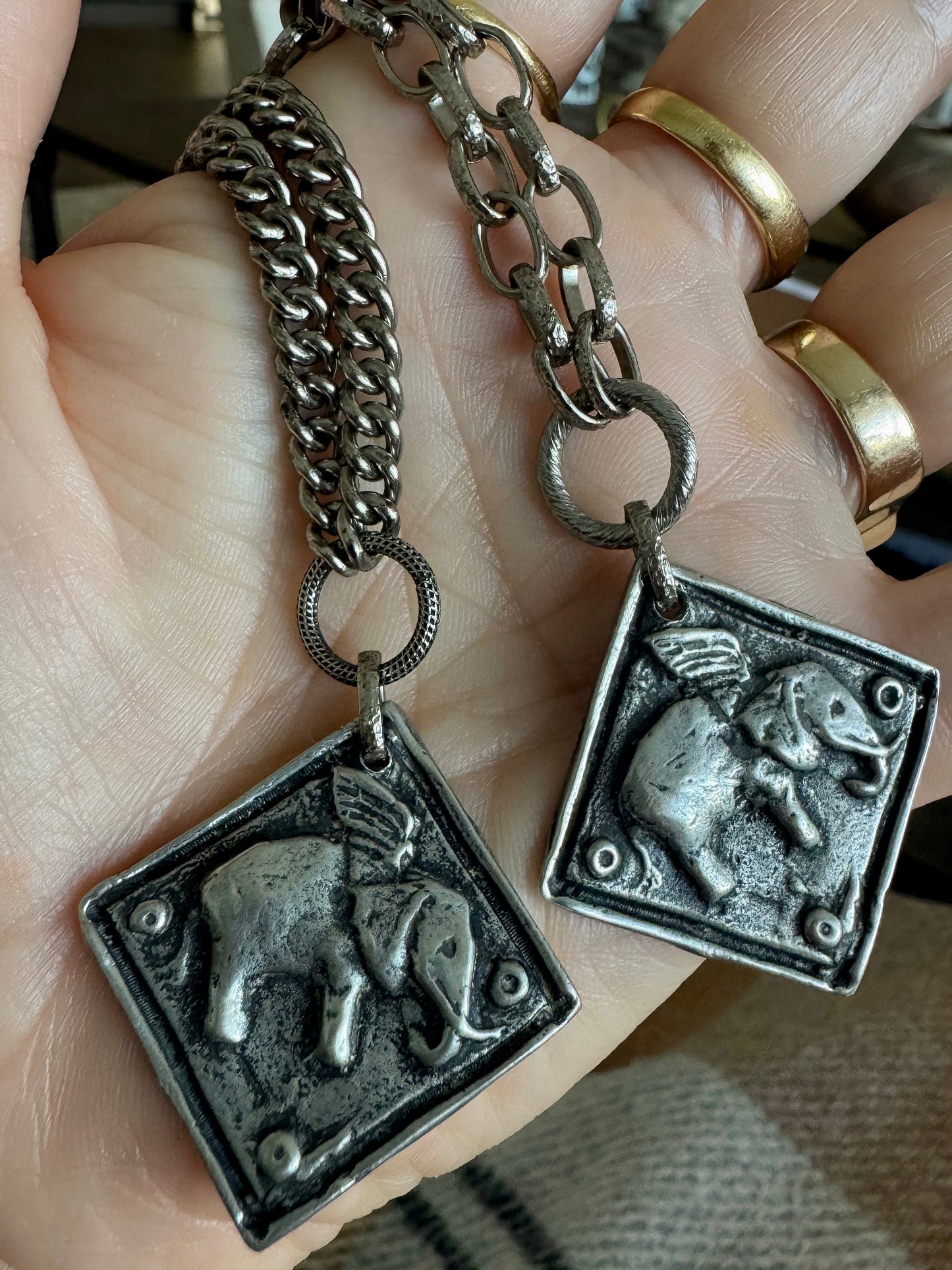 When Elephants Fly Necklace