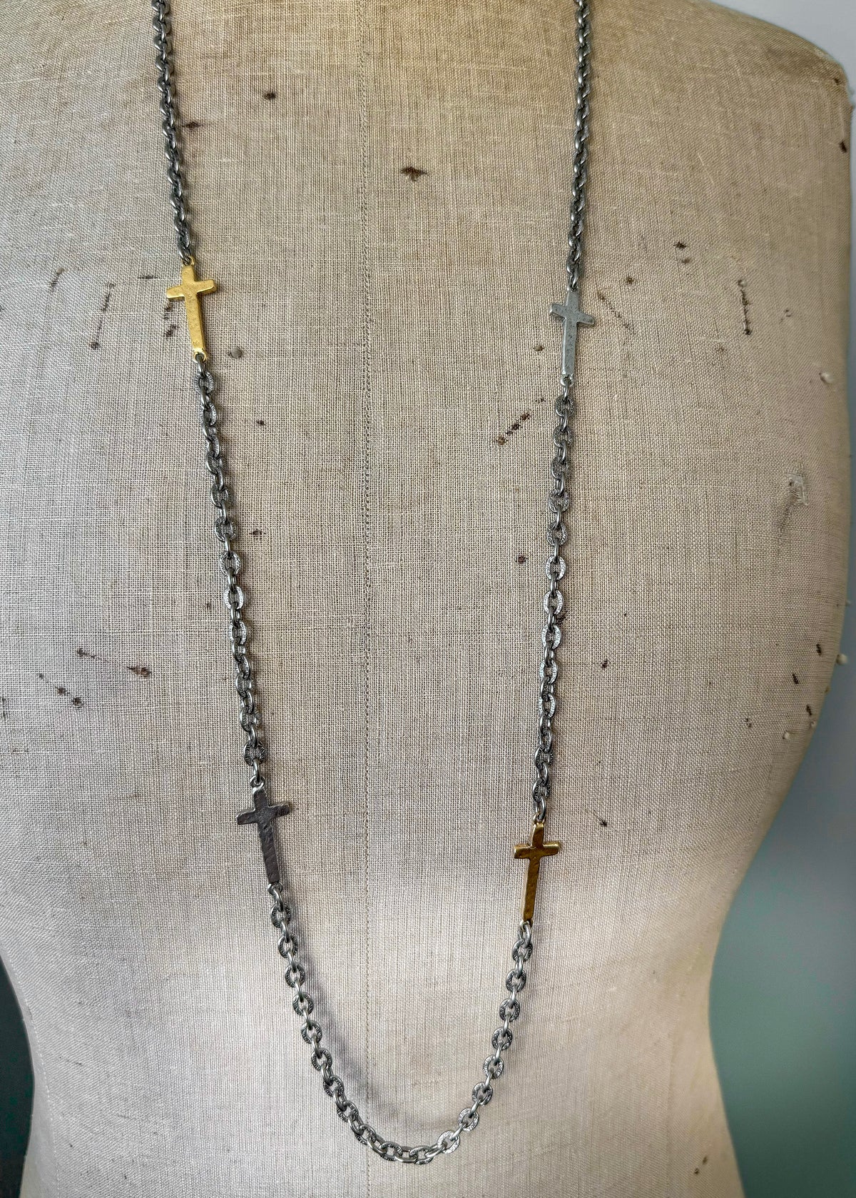 Crossed Paths Necklace