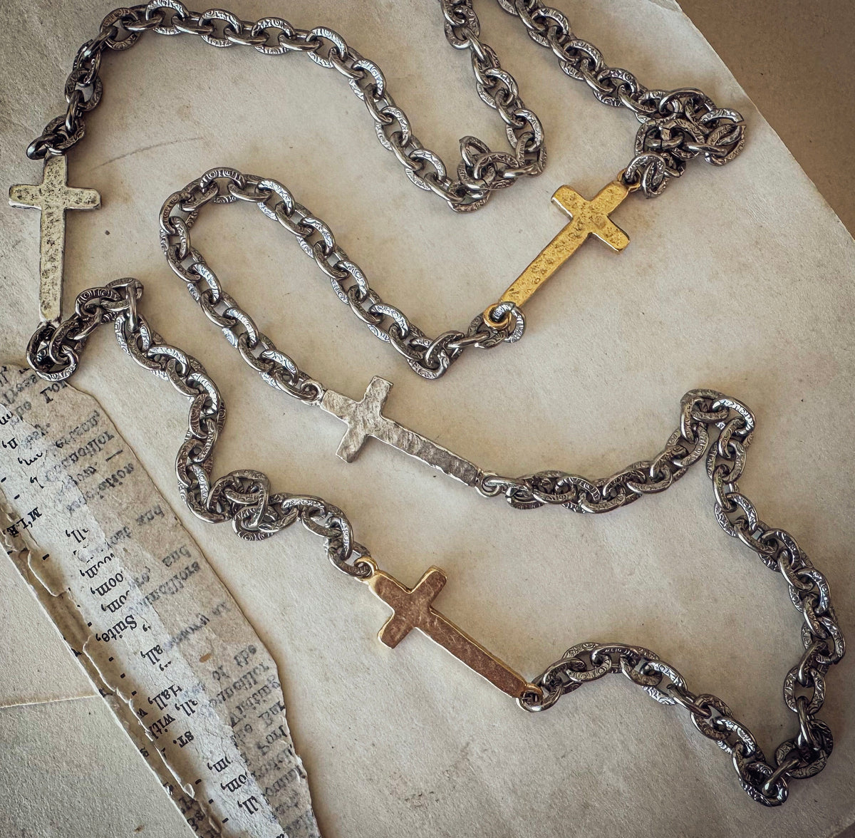 Crossed Paths Necklace