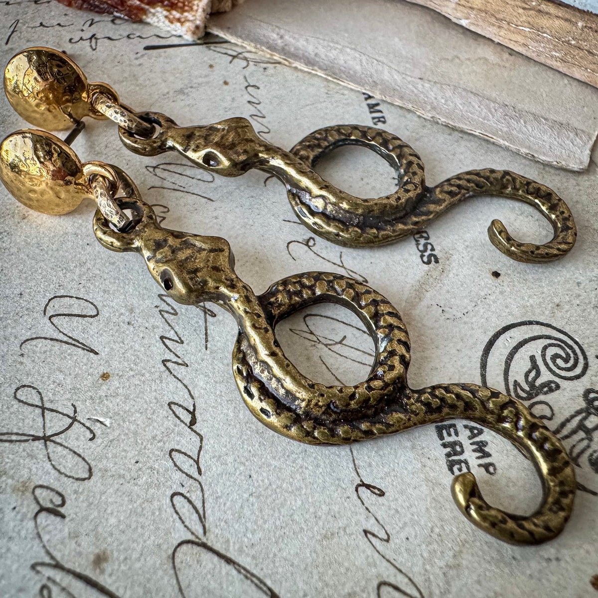 The Serpents Path Earrings