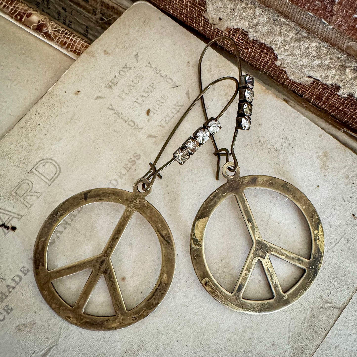 Sparkle Peace Earrings
