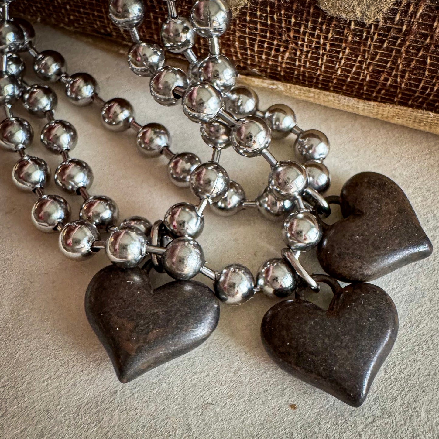 Cocoa Heart Bracelet