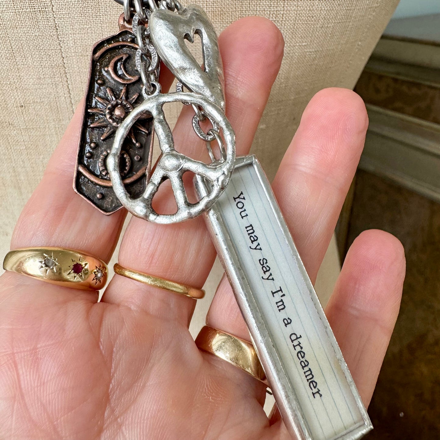 You May Say I'm A Dreamer Necklace