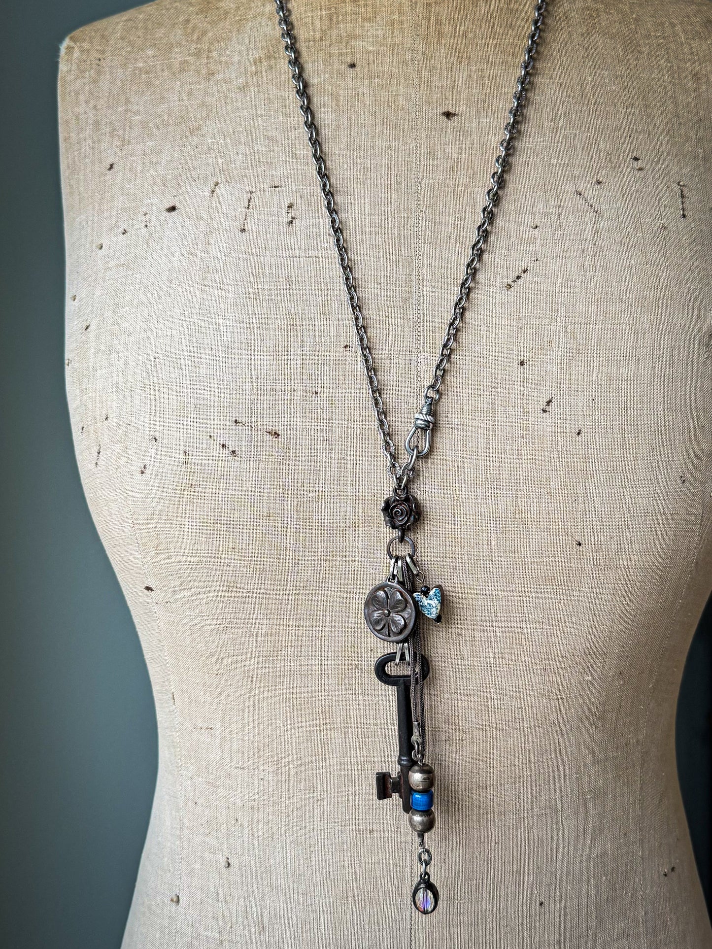 Tangled Up In Blue Necklace